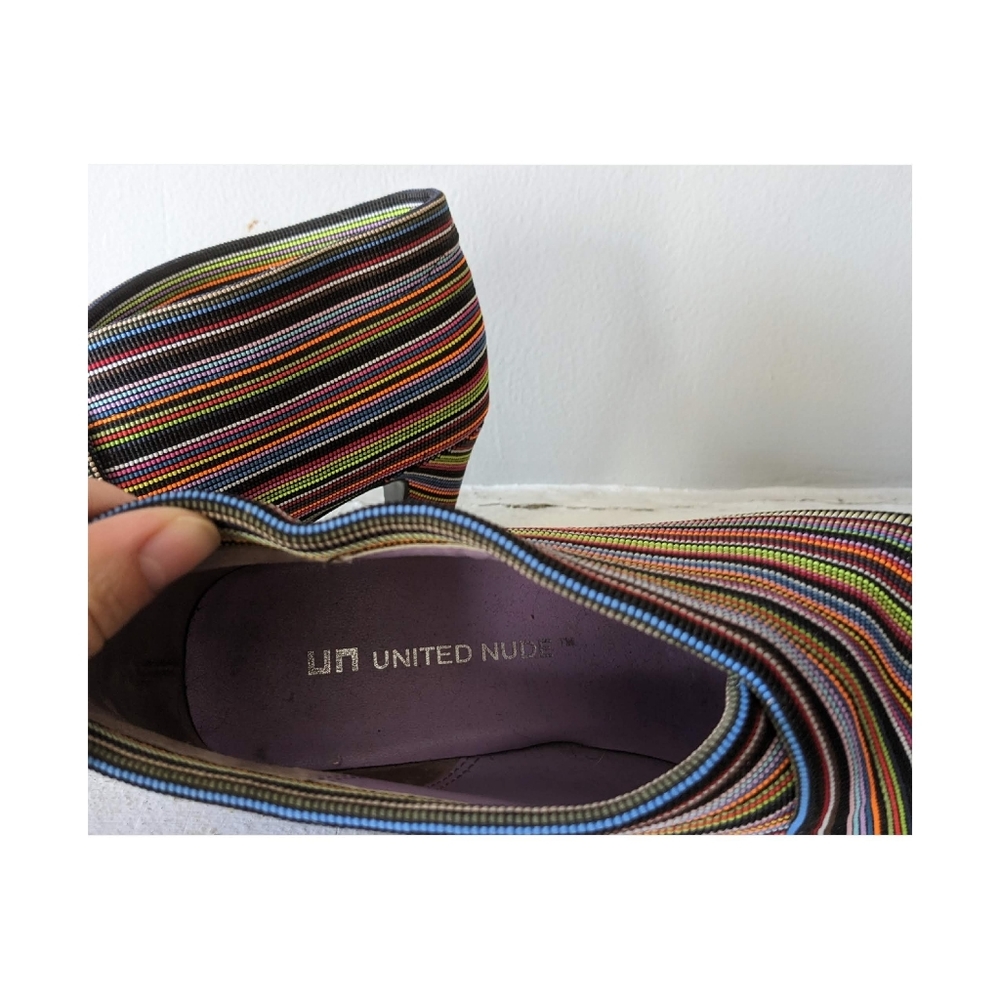 United Nude Fold Mid Multi Color Ankle Bootie - Picture 6 of 7